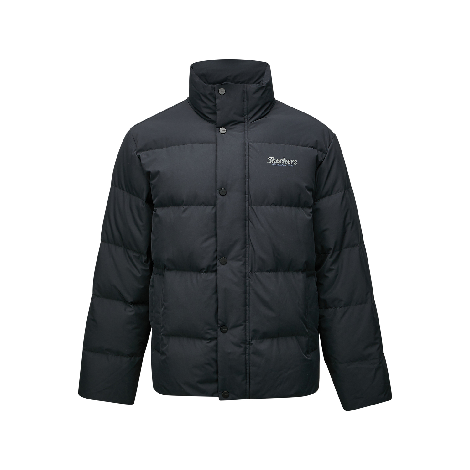 Skechers Унисекс пуховик угольно-черный, Carbon Black
Skechers Унисекс пуховик угольно-черный, Carbon Black