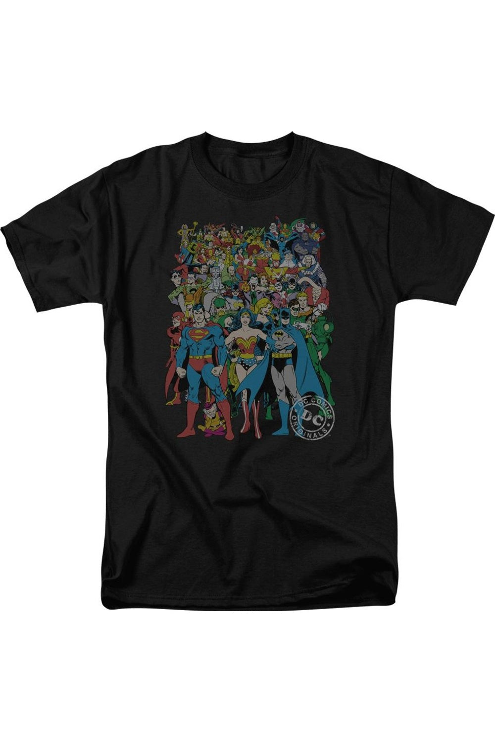 Футболка с коротким рукавом для взрослых DC Comics Original Universe Gildan, черный
Футболка с коротким рукавом для взрослых DC Comics Original Universe Gildan, черный