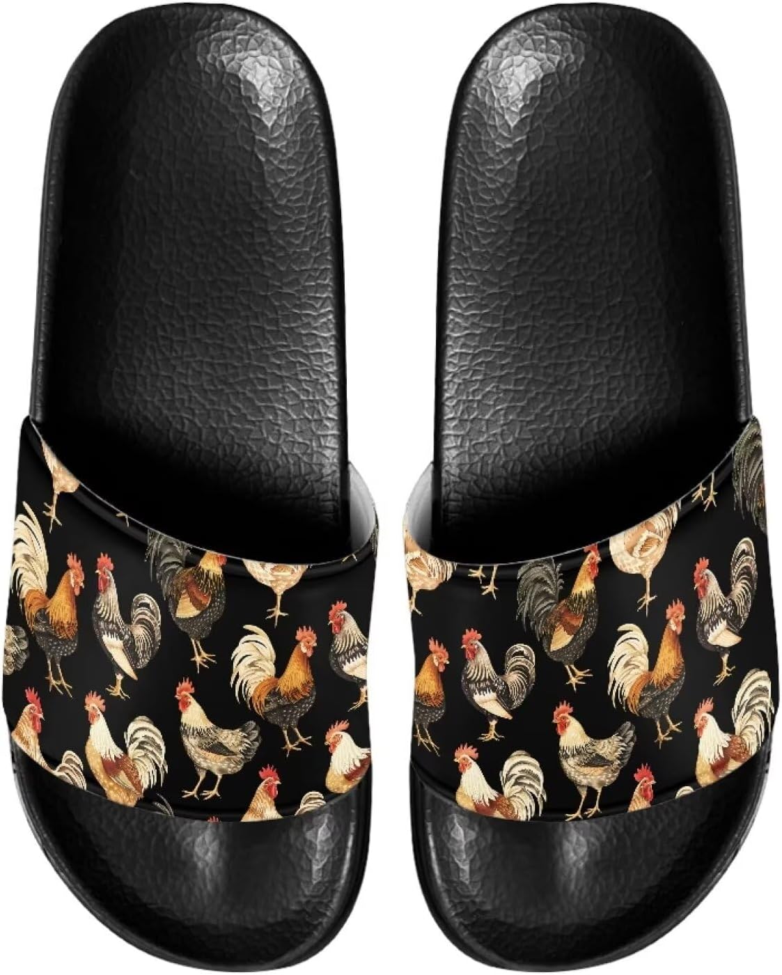 Повседневные нескользящие шлепанцы для женщин и мужчин, с открытым носком, домашней подошвой, легкие плоские тапочки для ванной и пляжа Annejudy, Chicken Rooster
Повседневные нескользящие шлепанцы для женщин и мужчин, с открытым носком, домашней подошвой, легкие плоские тапочки для ванной и пляжа Annejudy, Chicken Rooster