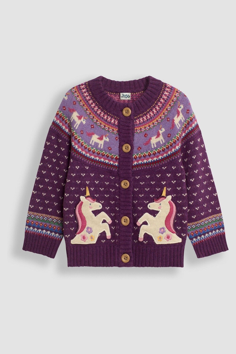 Вязаный кардиган с узором «фэр айл» Jojo Maman Bébé, фиолетовый
Вязаный кардиган с узором «фэр айл» Jojo Maman Bébé, фиолетовый