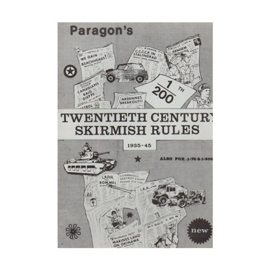Правила схваток Парагона в двадцатом веке, 1935-45 гг., Historical Miniature Rules
Правила схваток Парагона в двадцатом веке, 1935-45 гг., Historical Miniature Rules