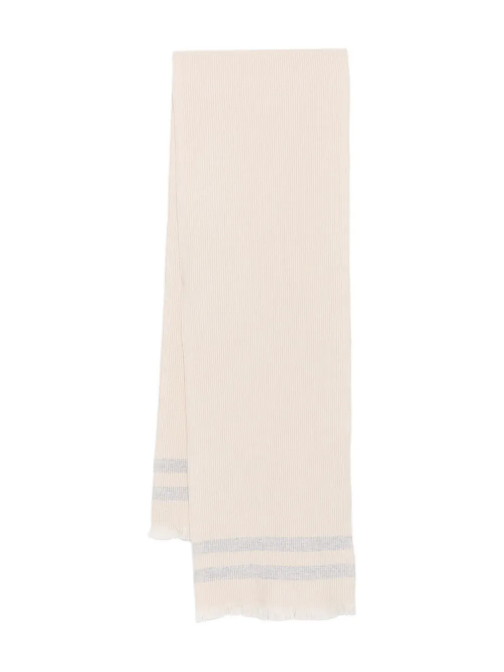 Шарф в рубчик с бахромой Eleventy, бежевый
Шарф в рубчик с бахромой Eleventy, бежевый