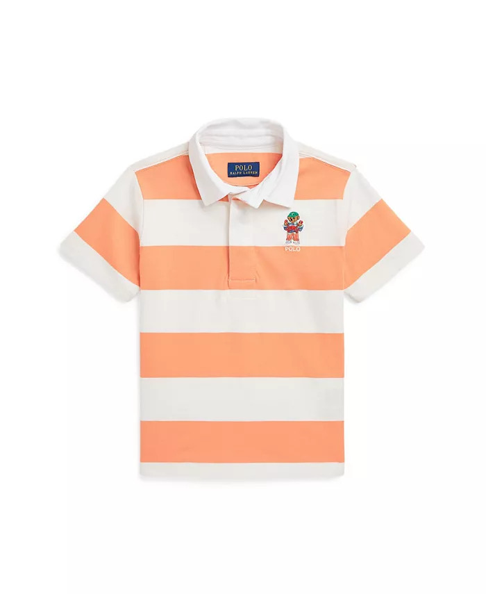 Рубашка Polo Bear с коротким рукавом для регби для малышей и маленьких мальчиков Polo Ralph Lauren, красный
Рубашка Polo Bear с коротким рукавом для регби для малышей и маленьких мальчиков Polo Ralph Lauren, красный