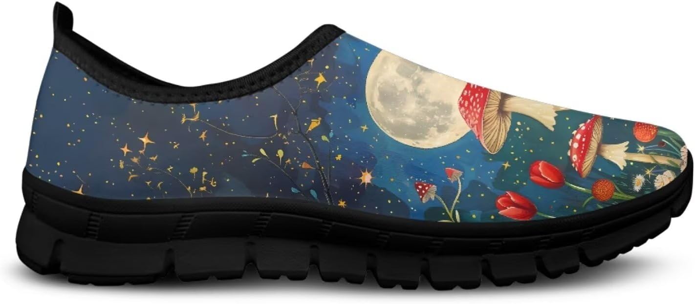 Кеды-слипоны Binienty для женщин и мужчин с художественным принтом, удобные для путешествий, с круглым носком, плоской подошвой, обувь для медсестер, Mushroom Moon
Кеды-слипоны Binienty для женщин и мужчин с художественным принтом, удобные для путешествий, с круглым носком, плоской подошвой, обувь для медсестер, Mushroom Moon