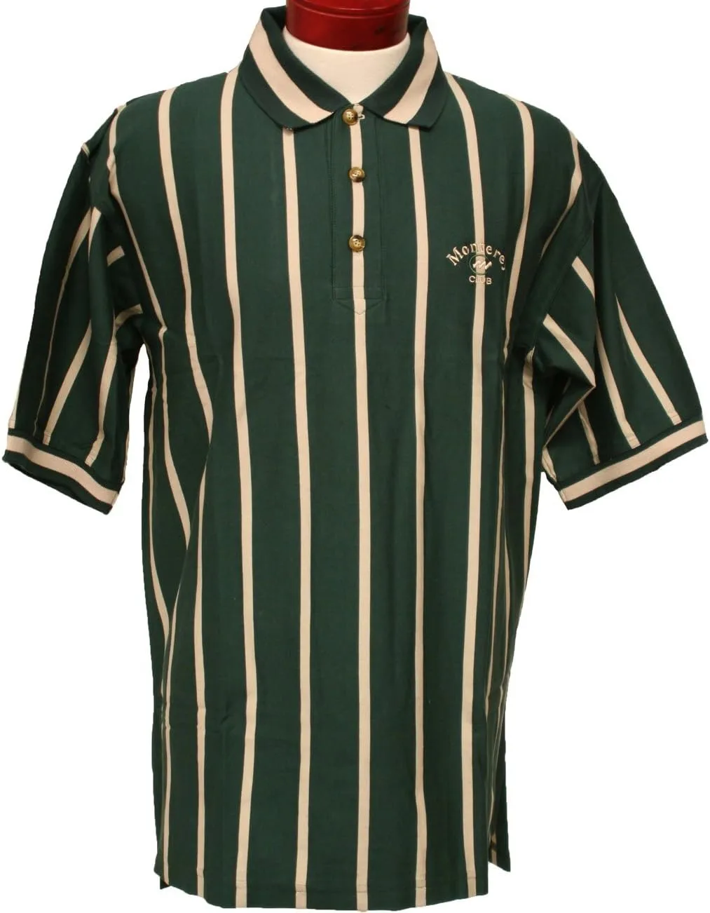 Мужская футболка Monterey Club из гребенного хлопка с вертикальной полоской
Мужская футболка Monterey Club из гребенного хлопка с вертикальной полоской