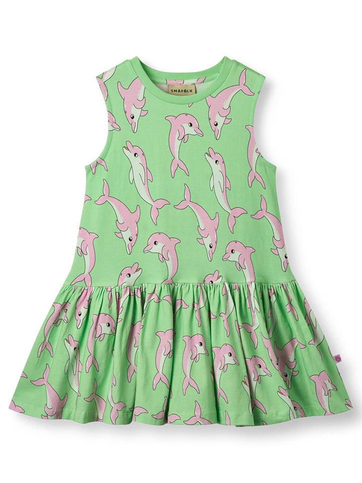 Платье Delphine Småfolk, цвет grün/rosa 
Платье Delphine Småfolk, цвет grün/rosa