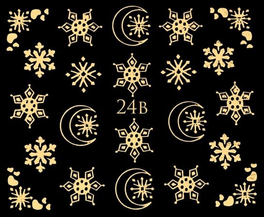 Водные наклейки металлизированные для ногтей - № 24Б, Raisin
Водные наклейки металлизированные для ногтей - № 24Б, Raisin