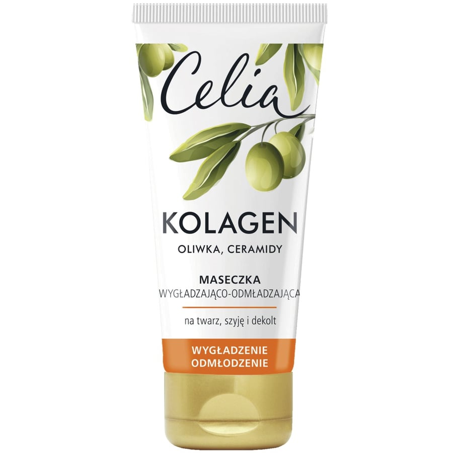 Celia Collagen Разглаживающая и омолаживающая маска для лица Олива 
Celia Collagen Разглаживающая и омолаживающая маска для лица Олива