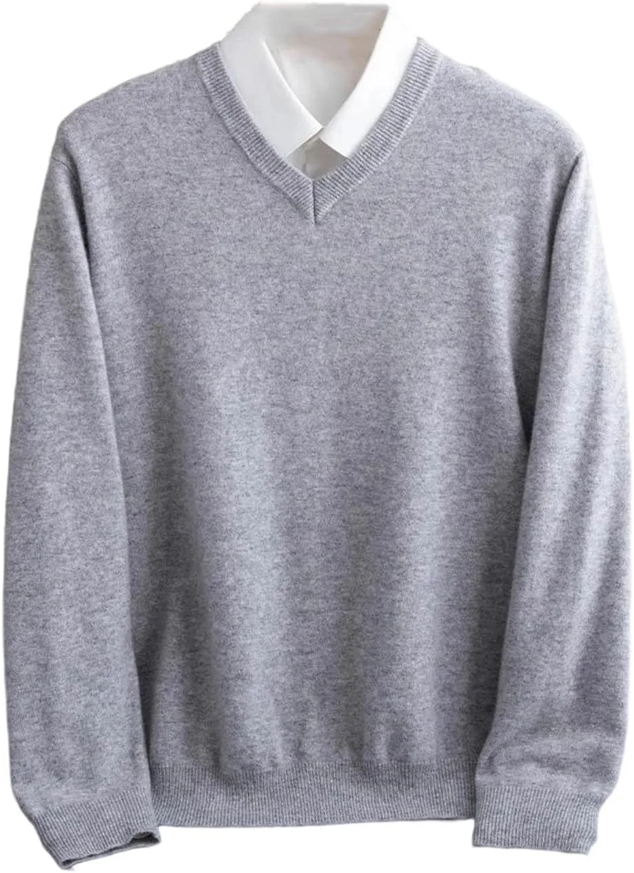 Мужской свитер из шерсти V-образным вырезом
Мужской свитер из шерсти V-образным вырезом
