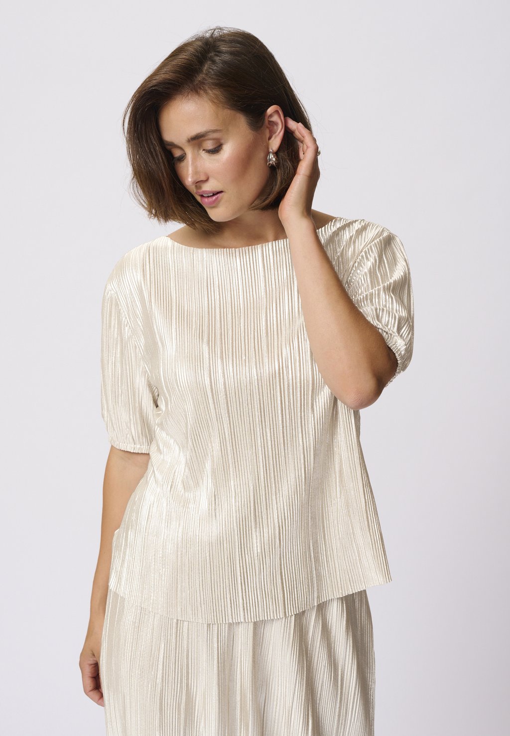 Блуза Kaffe, серебряный
Блуза Kaffe, серебряный