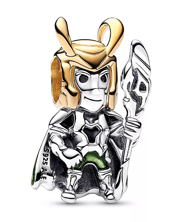 Серебряный шарм Marvel Loki Pandora, green
Серебряный шарм Marvel Loki Pandora, green