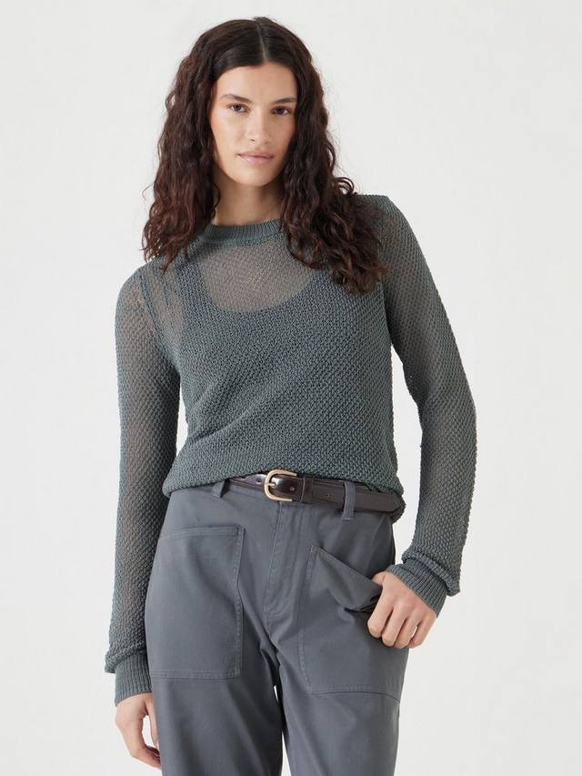 Полупрозрачный джемпер с текстурированной строчкой HUSH, цвет Sage Green
Полупрозрачный джемпер с текстурированной строчкой HUSH, цвет Sage Green