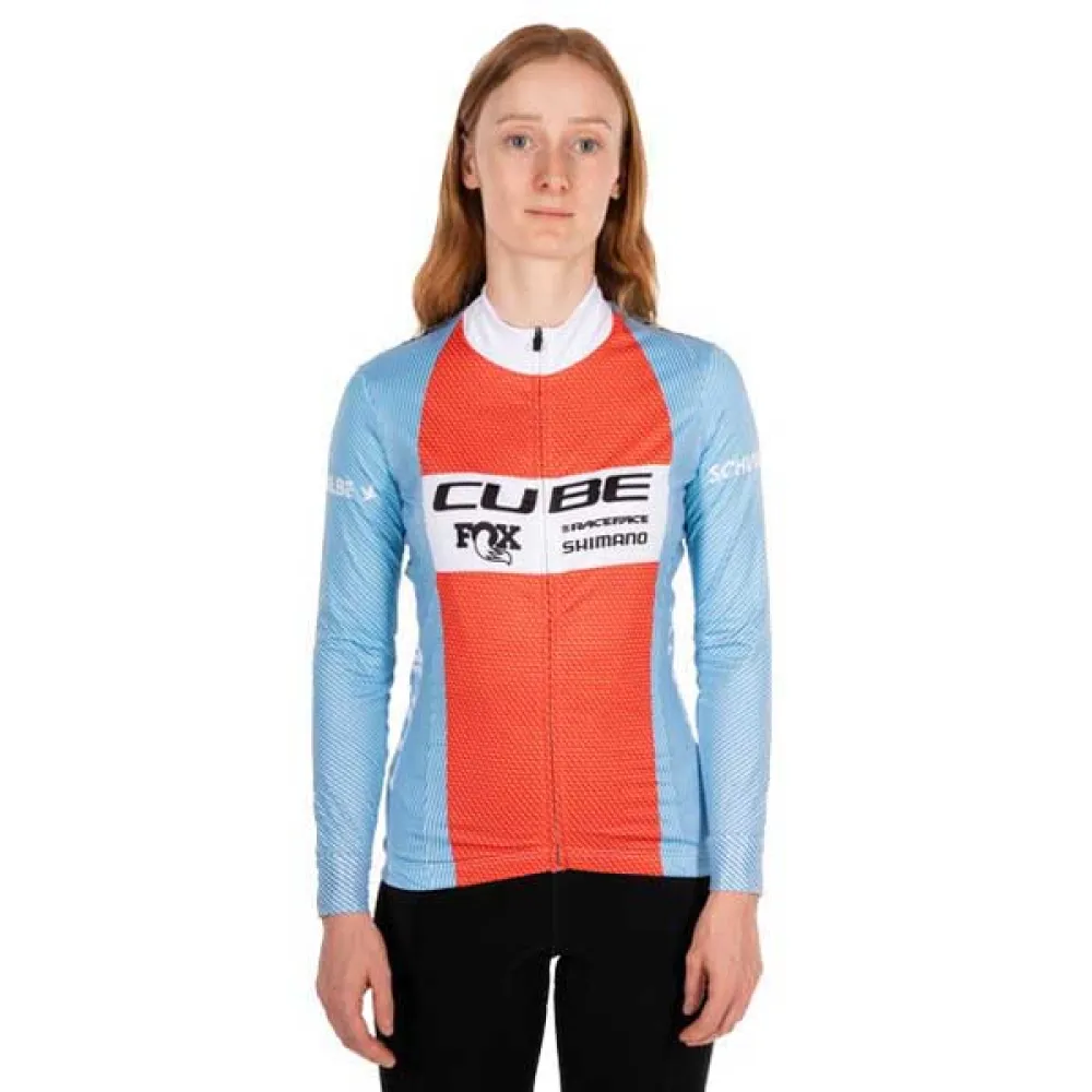 Джерси с длинным рукавом Cube Factory Racing, синий
Джерси с длинным рукавом Cube Factory Racing, синий