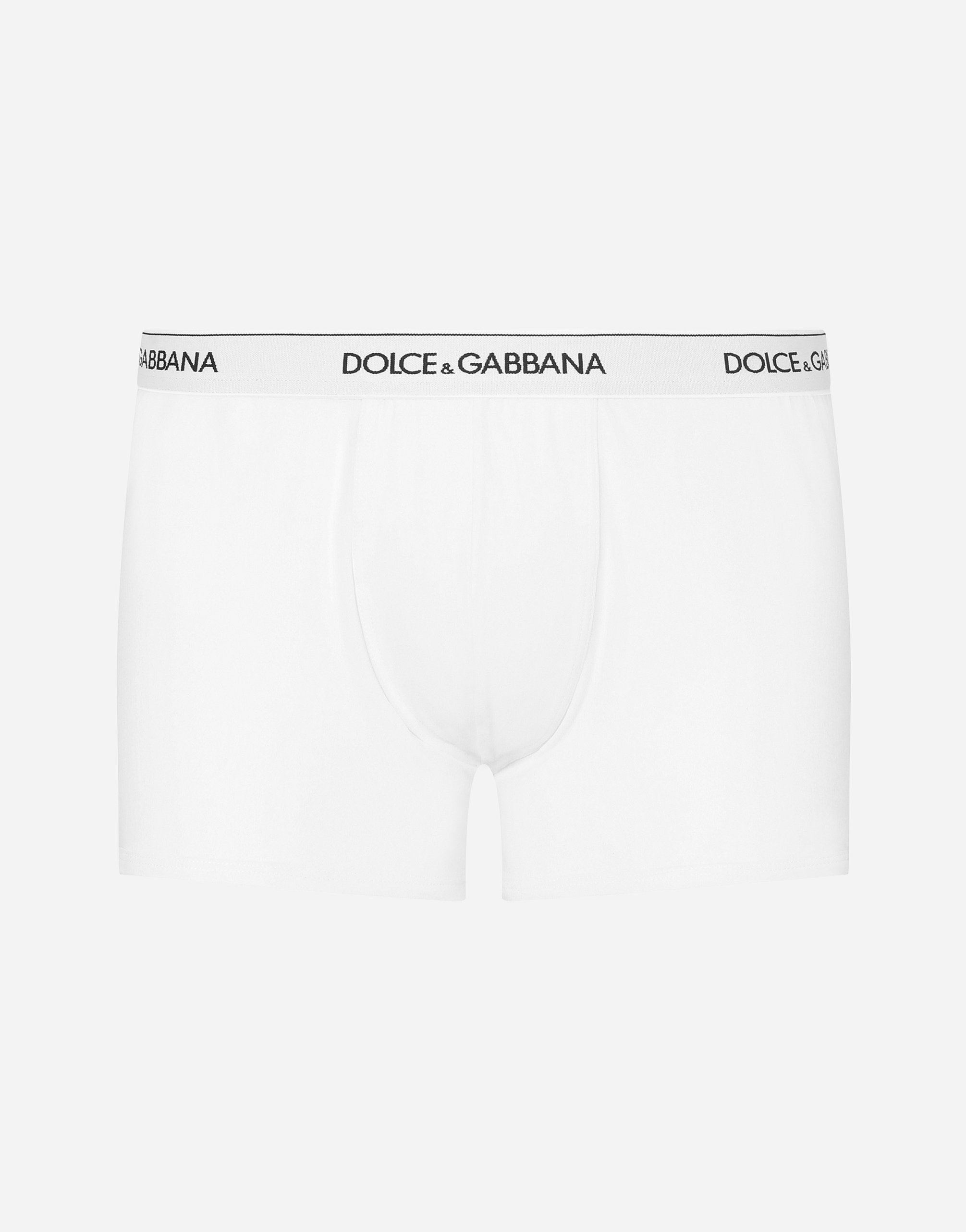 Двухупаковка боксеров из эластичного хлопка стандартного кроя Dolce & Gabbana, белый
Двухупаковка боксеров из эластичного хлопка стандартного кроя Dolce & Gabbana, белый