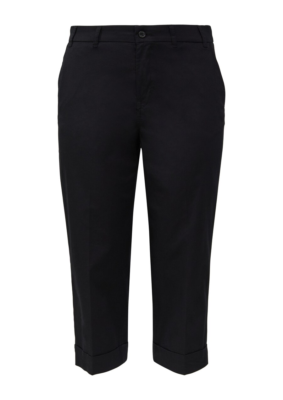 Свободные плиссированные брюки s.Oliver, черный
Свободные плиссированные брюки s.Oliver, черный