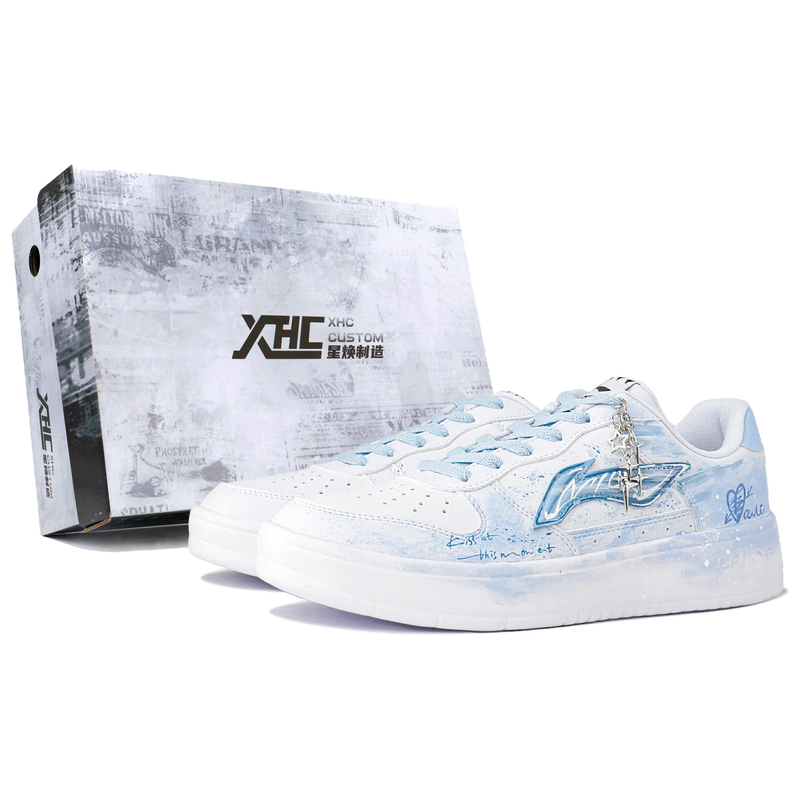 LINING Кроссовки для скейтбординга Pontoon Boats, нескользящие, износостойкие, дышащие, с низким верхом, мужские, небесно-голубые
LINING Кроссовки для скейтбординга Pontoon Boats, нескользящие, износостойкие, дышащие, с низким верхом, мужские, небесно-голубые