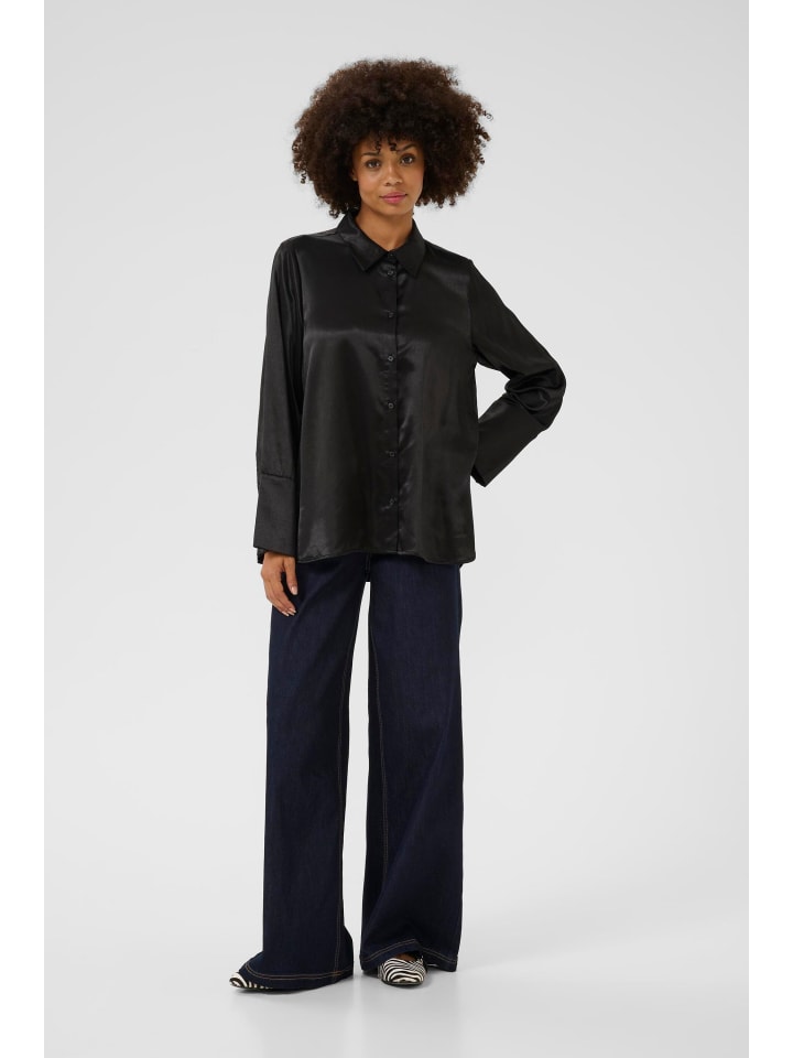 CULTURE Рубашка с длинными рукавами CUmollie свободного кроя, черная
CULTURE Рубашка с длинными рукавами CUmollie свободного кроя, черная