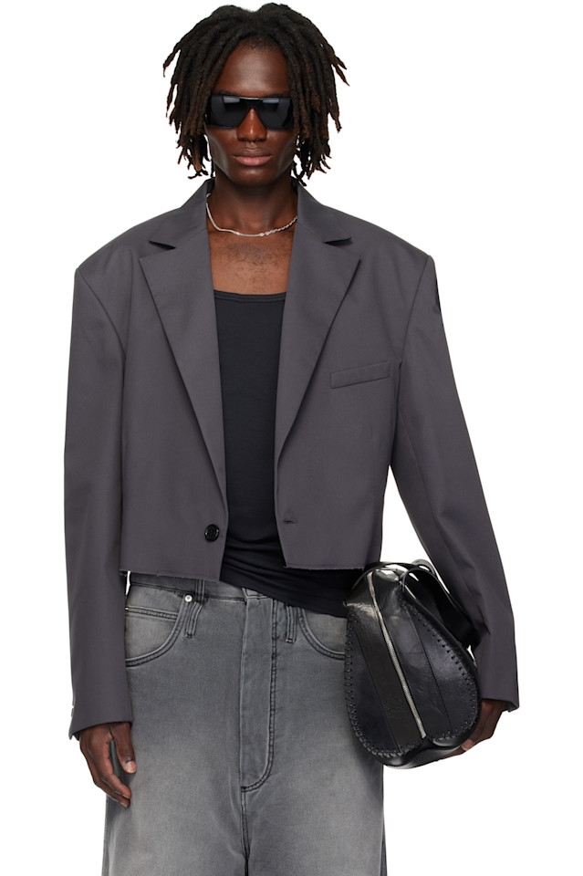 Приталенный жакет с разрезами Lu'U Dan, серый
Приталенный жакет с разрезами Lu'U Dan, серый