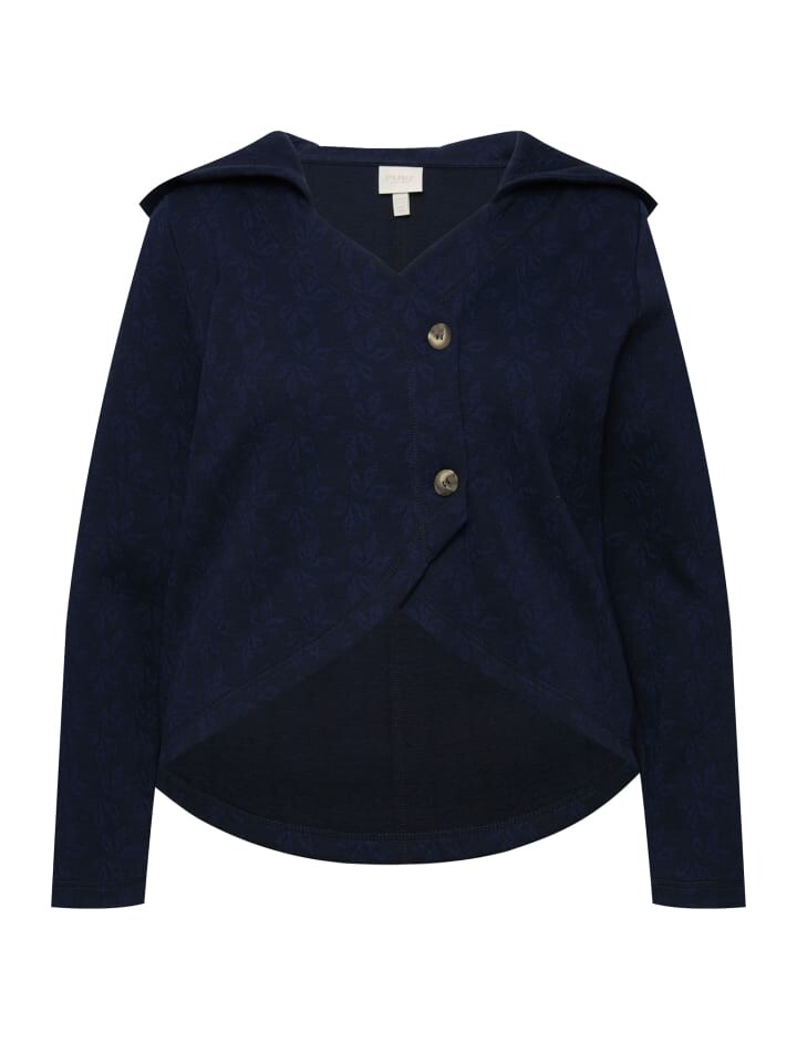 Спортивная куртка Ulla Popken, синий 
Спортивная куртка Ulla Popken, синий