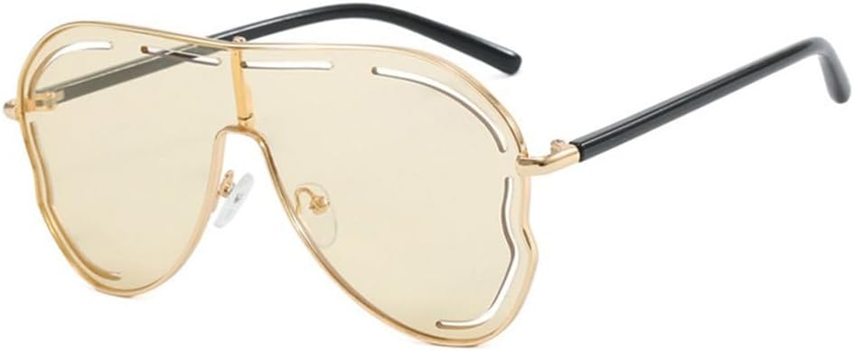 Женские солнцезащитные очки с большой оправой и полыми линзами, солнцезащитный козырек, для путешествий и вождения на открытом воздухе, с защитой от УФ-излучения, модель 2025 года PRSTNN, Gold Champagne
Женские солнцезащитные очки с большой оправой и полыми линзами, солнцезащитный козырек, для путешествий и вождения на открытом воздухе, с защитой от УФ-излучения, модель 2025 года PRSTNN, Gold Champagne