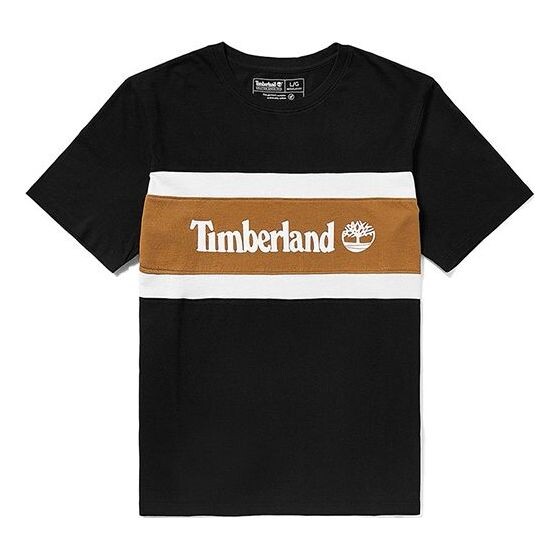 Футболка men's contrast color stitching color block short sleeve black Timberland, черный
Футболка men's contrast color stitching color block short sleeve black Timberland, черный