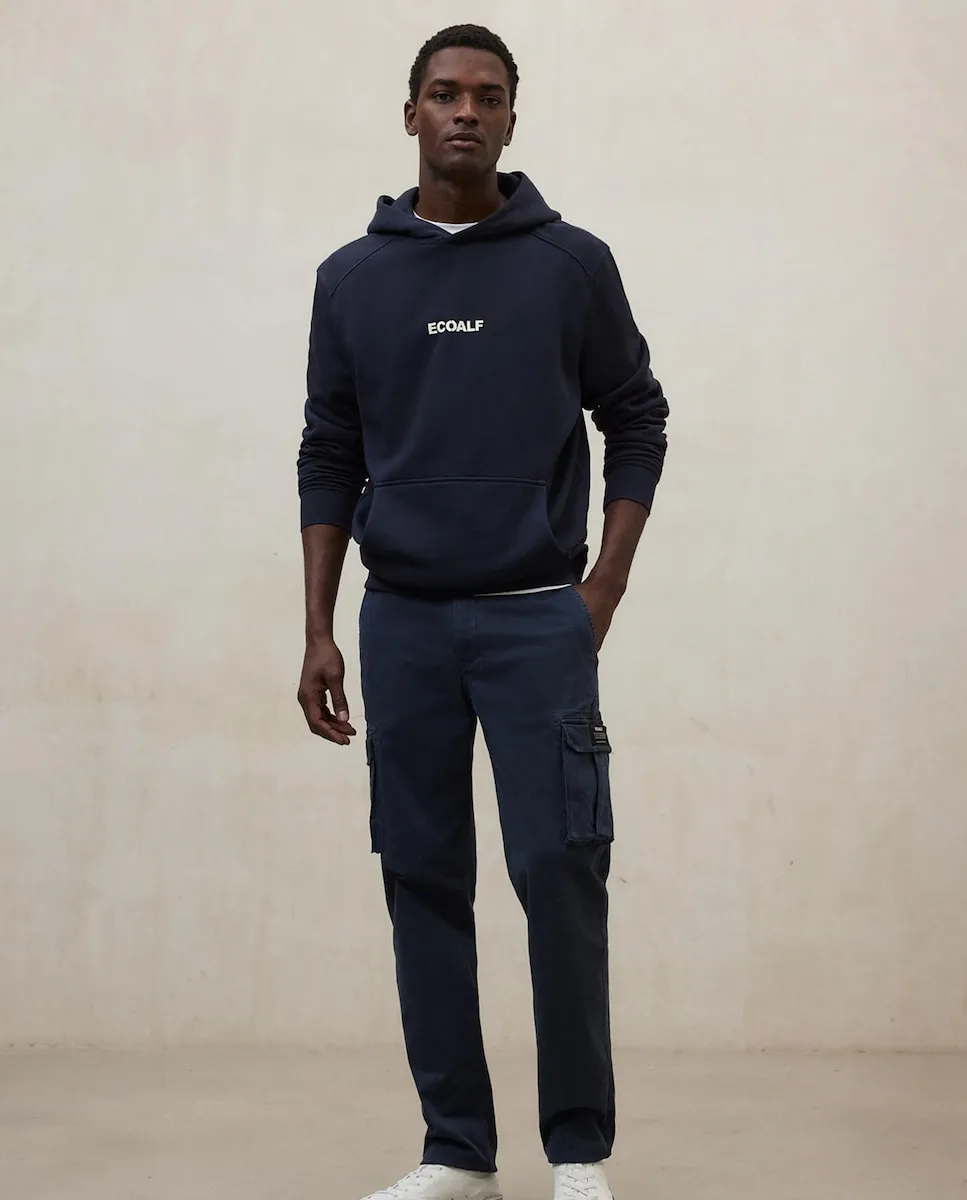 Мужская толстовка с капюшоном и карманом-кенгуру Ecoalf, синий
Мужская толстовка с капюшоном и карманом-кенгуру Ecoalf, синий
