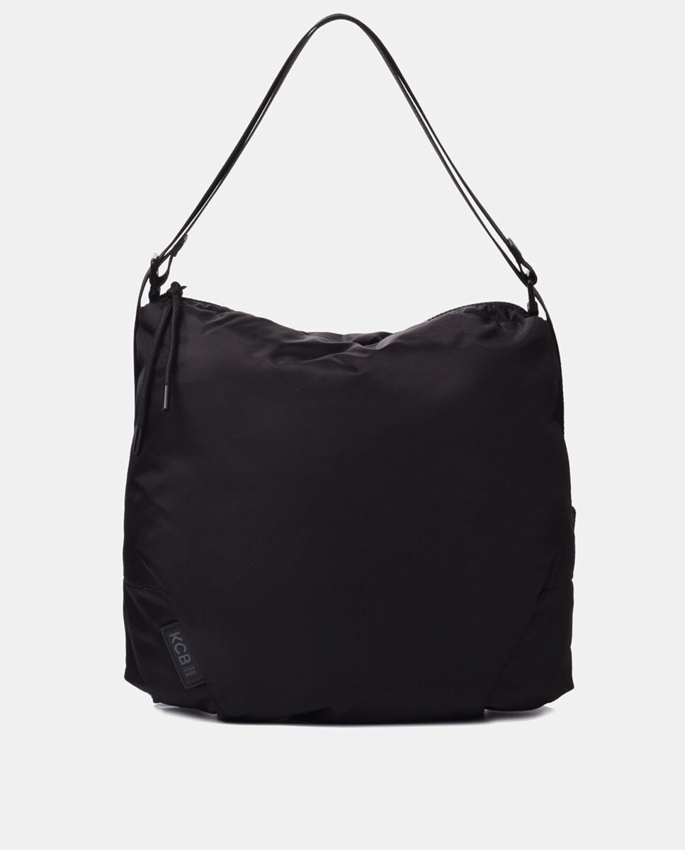 Большой черный рюкзак-хобо, трансформируемый в нейлоновый рюкзак Kcb, черный
Большой черный рюкзак-хобо, трансформируемый в нейлоновый рюкзак Kcb, черный
