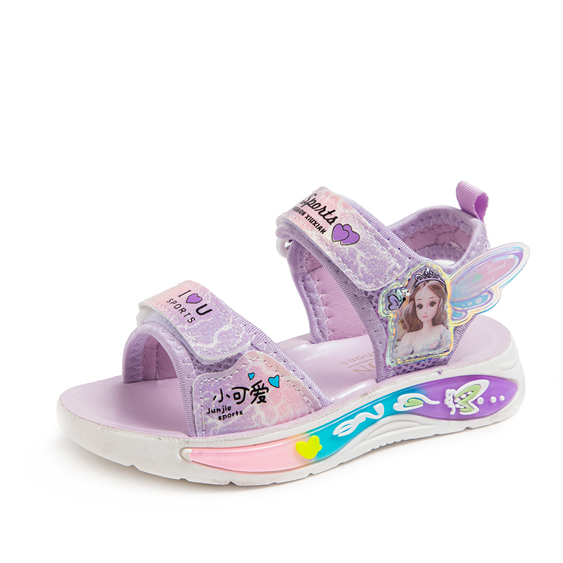 Детские сандалии с низким верхом, амортизирующие, устойчивые к истиранию, дышащие, противоскользящие, с отскоком ZHULE, фиолетовый
Детские сандалии с низким верхом, амортизирующие, устойчивые к истиранию, дышащие, противоскользящие, с отскоком ZHULE, фиолетовый