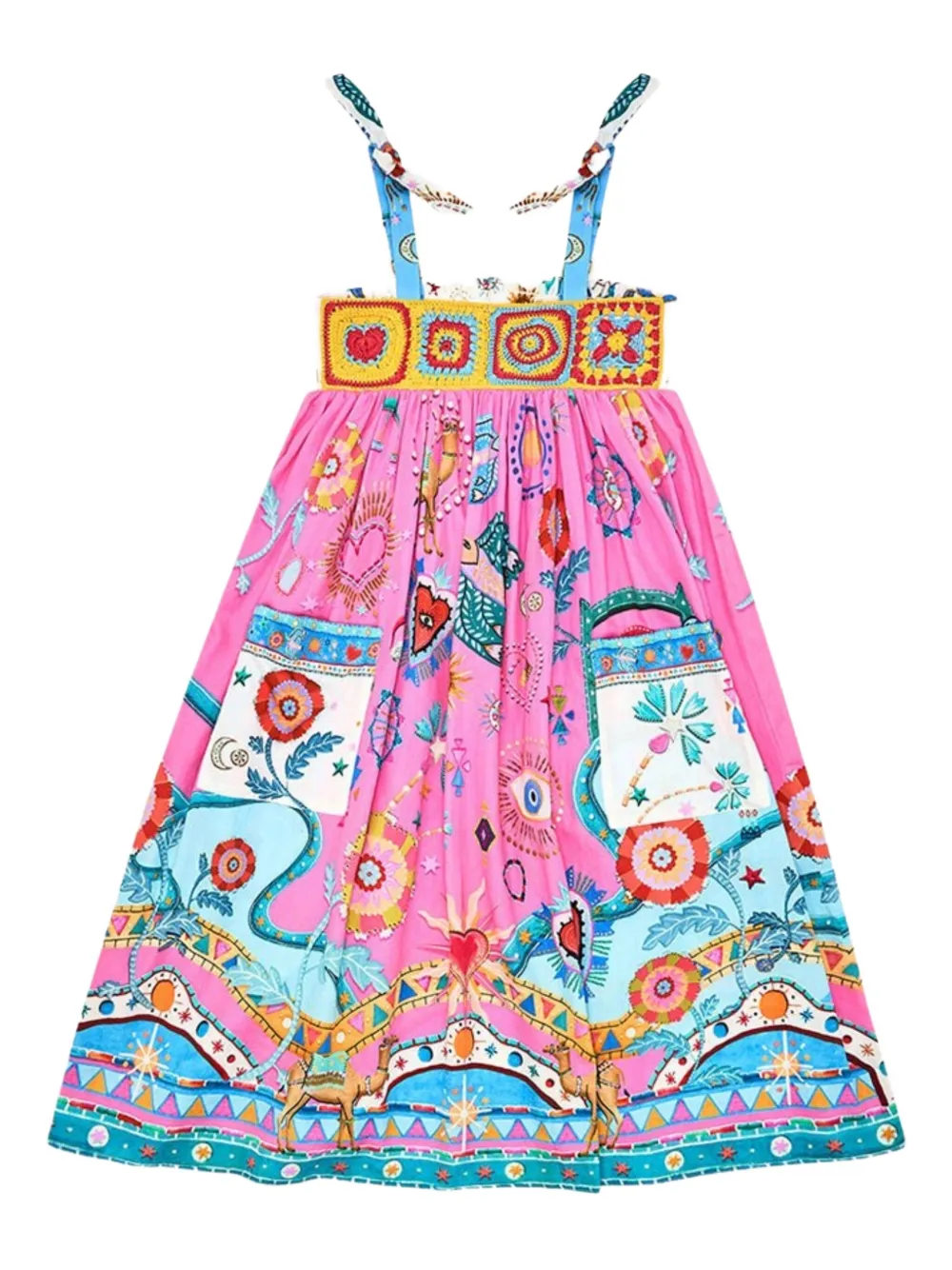 Платье макси с цветочным принтом Camilla Kids, розовый
Платье макси с цветочным принтом Camilla Kids, розовый