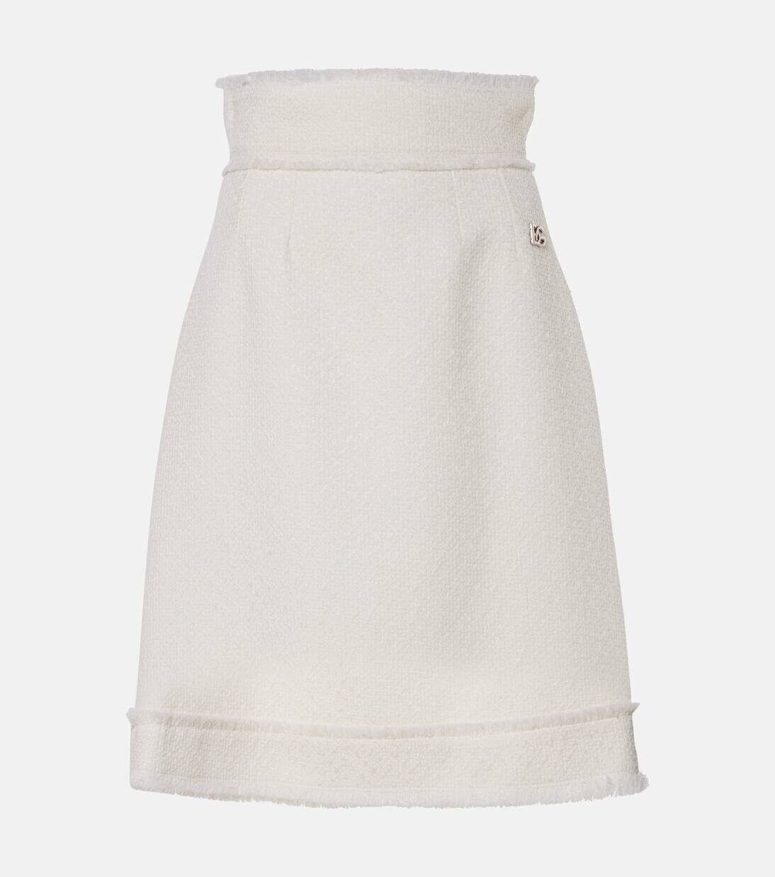 Юбка миди из шерстяного твида с высокой посадкой Dolce&Gabbana, цвет bianco panna chiaris
Юбка миди из шерстяного твида с высокой посадкой Dolce&Gabbana, цвет bianco panna chiaris