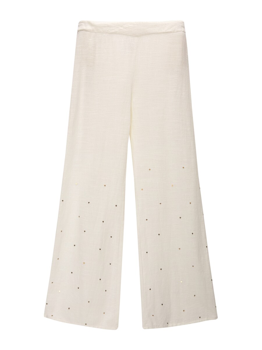 Широкие брюки Pull&Bear, экрю
Широкие брюки Pull&Bear, экрю