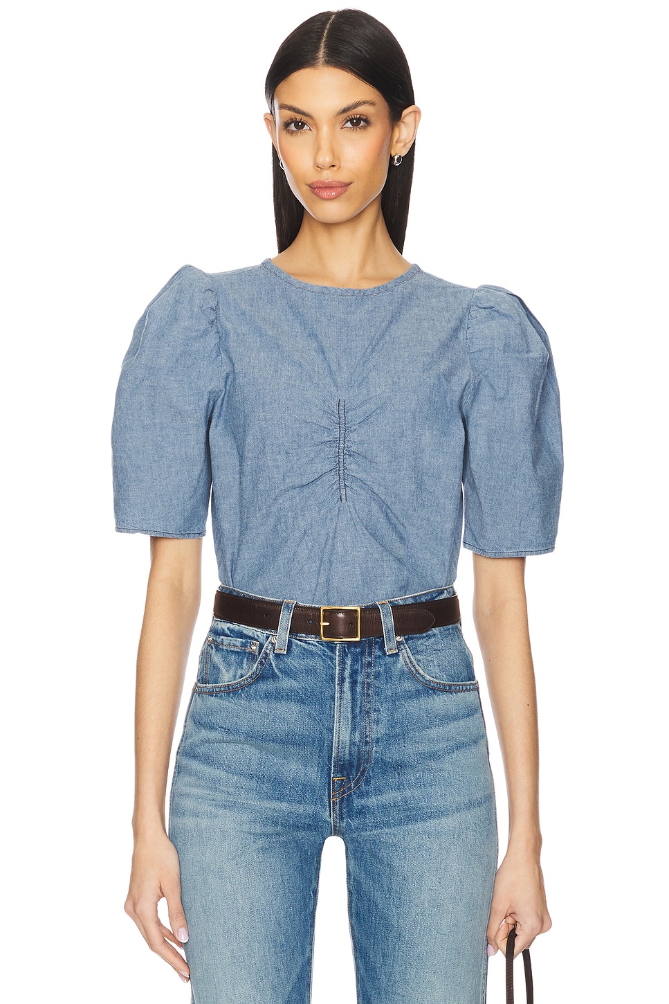 Топ «беби-долл» Cecily от Nation Ltd, blue chambray faded blue
Топ «беби-долл» Cecily от Nation Ltd, blue chambray faded blue