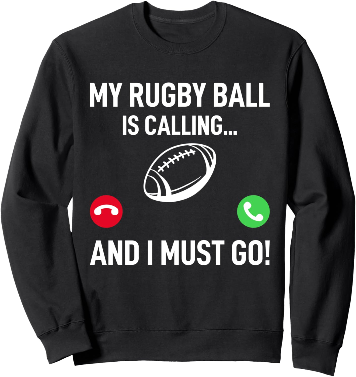 Мой регбийный мяч зовет... И я должен идти! - Забавная регбийная толстовка Funny Rugby Quotes Funny Rugby Sayings, черный
Мой регбийный мяч зовет... И я должен идти! - Забавная регбийная толстовка Funny Rugby Quotes Funny Rugby Sayings, черный