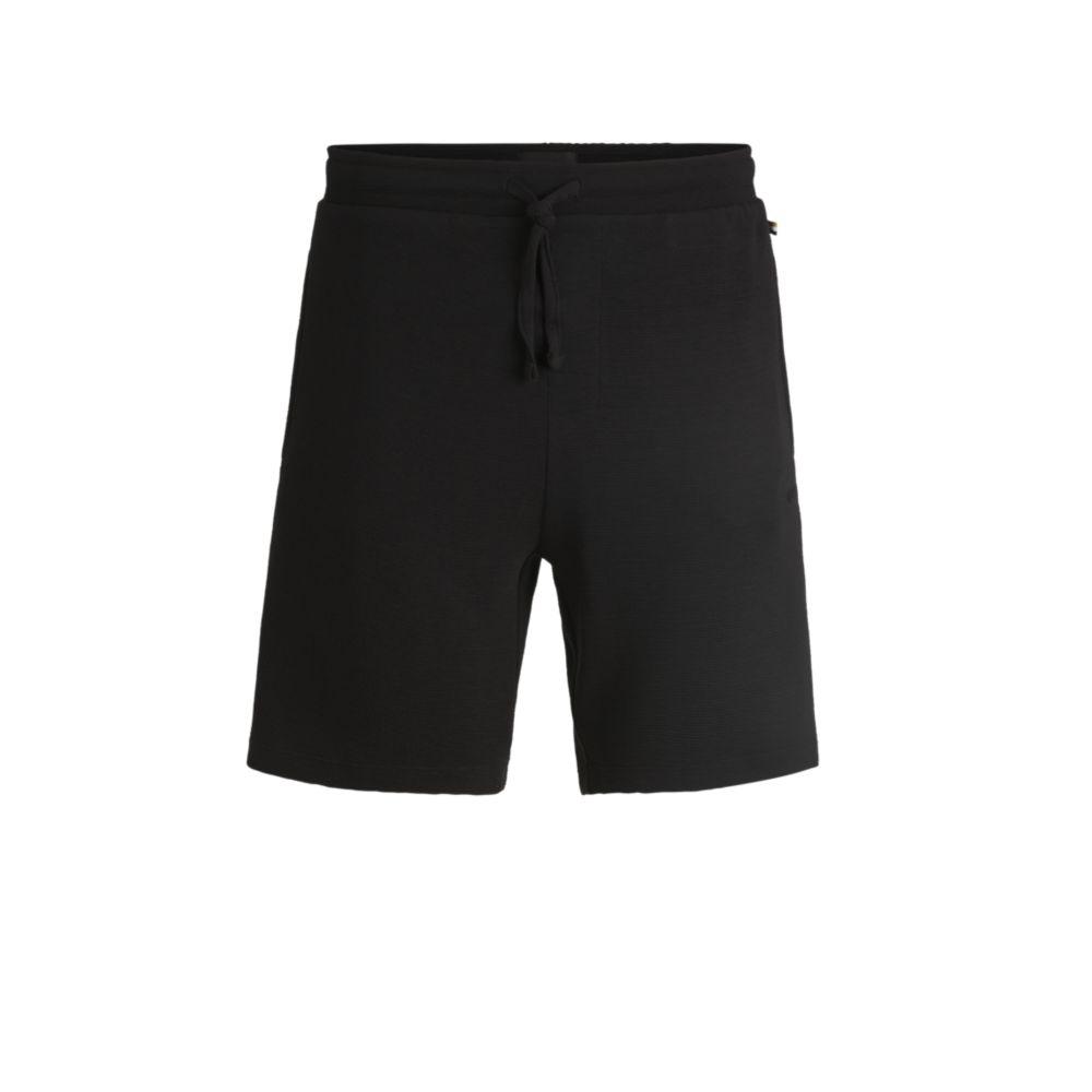 Пижамные шорты из эластичного трикотажа с вышитым логотипом BOSS, черный
Пижамные шорты из эластичного трикотажа с вышитым логотипом BOSS, черный