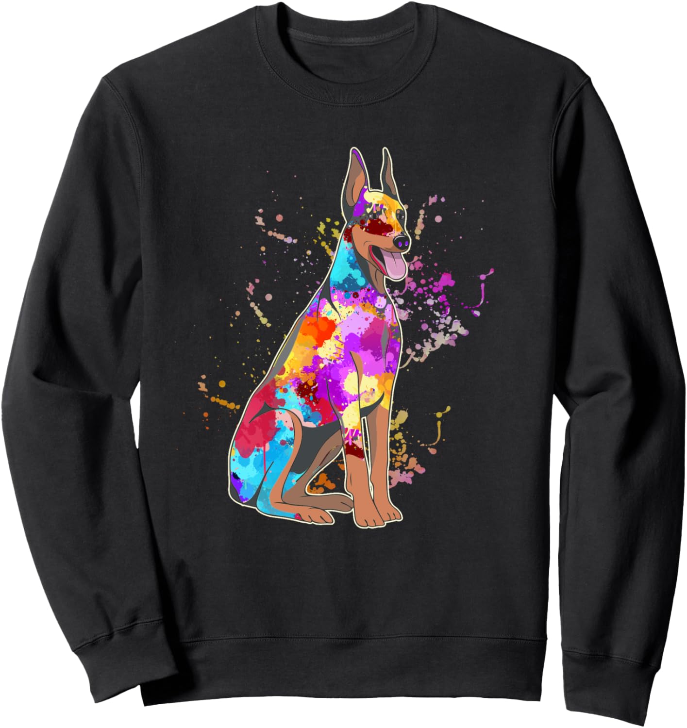 Толстовка с изображением добермана в стиле Splash Art - отличный подарок для мужчин и женщин, любителей собак Doberman Design Gift For Men And Women, черный
Толстовка с изображением добермана в стиле Splash Art - отличный подарок для мужчин и женщин, любителей собак Doberman Design Gift For Men And Women, черный