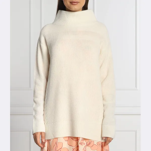 Шерстяной свитер оверсайз с добавлением кашемира Marc Cain, бежевый
Шерстяной свитер оверсайз с добавлением кашемира Marc Cain, бежевый