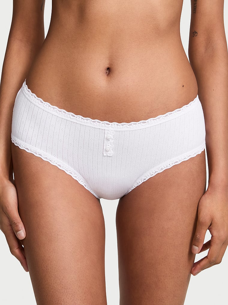 Хлопковые трусики-стринги с ажурной отделкой Lace Trim, novelty vs white
Хлопковые трусики-стринги с ажурной отделкой Lace Trim, novelty vs white
