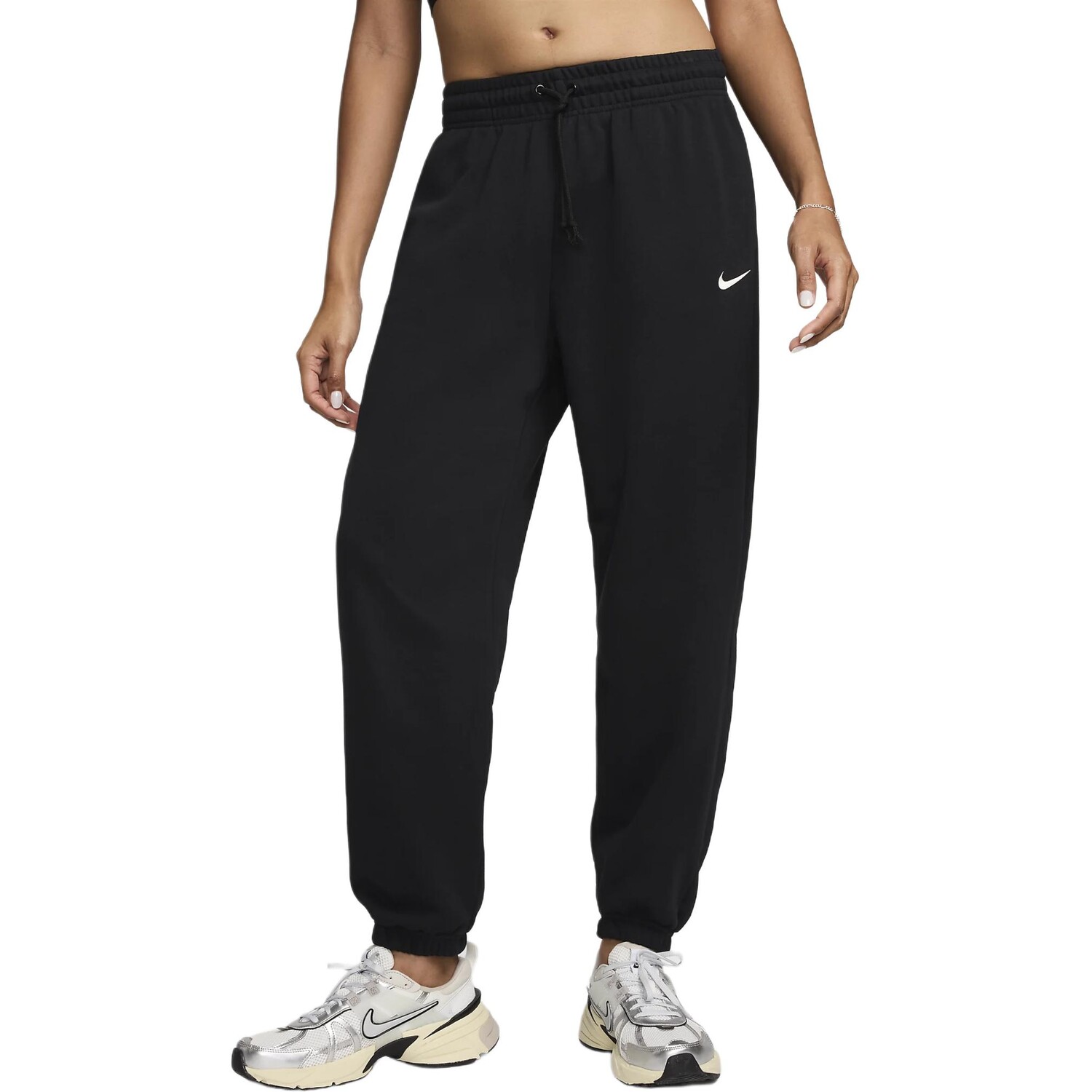 Одежда Трикотажные спортивные штаны женские черные Nike
Одежда Трикотажные спортивные штаны женские черные Nike