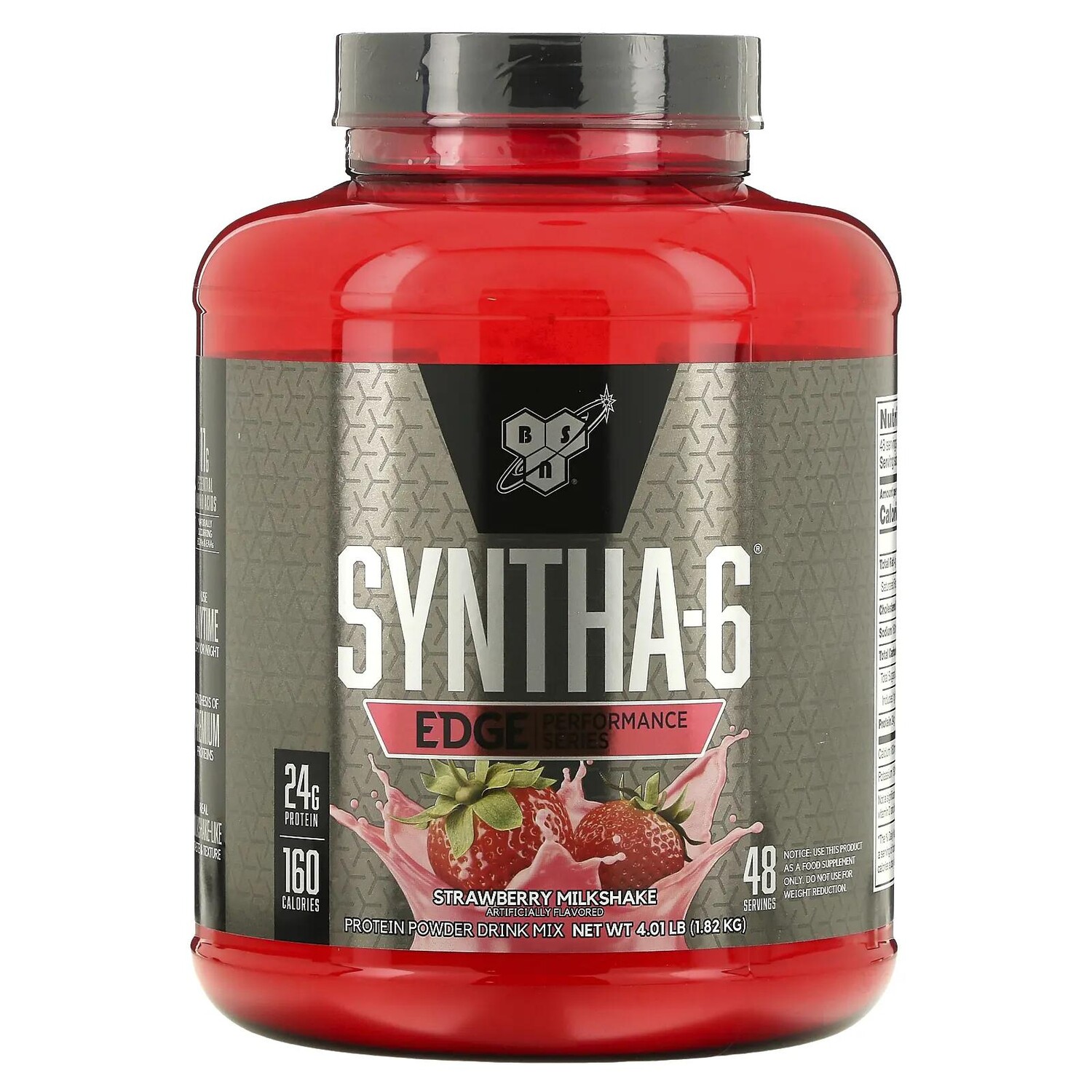 BSN Клубничный молочный коктейль Syntha-6 Edge 3,86 фунта
BSN Клубничный молочный коктейль Syntha-6 Edge 3,86 фунта