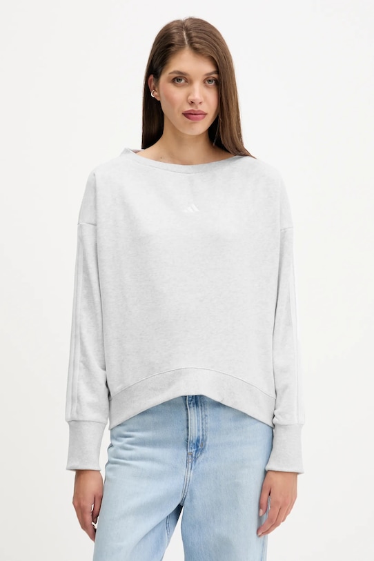 Кокетливая толстовка Adidas, серый
Кокетливая толстовка Adidas, серый