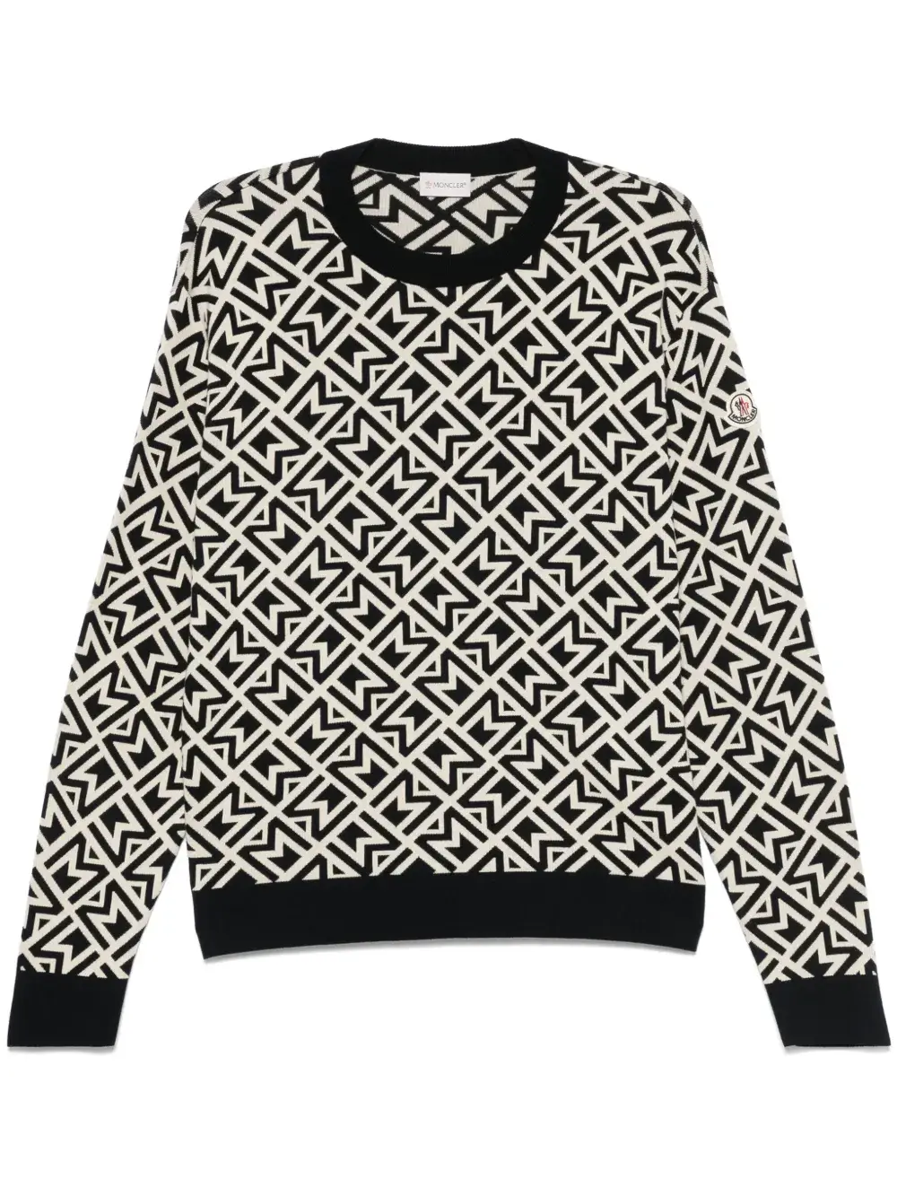 Свитер с монограммой MONCLER, синий
Свитер с монограммой MONCLER, синий