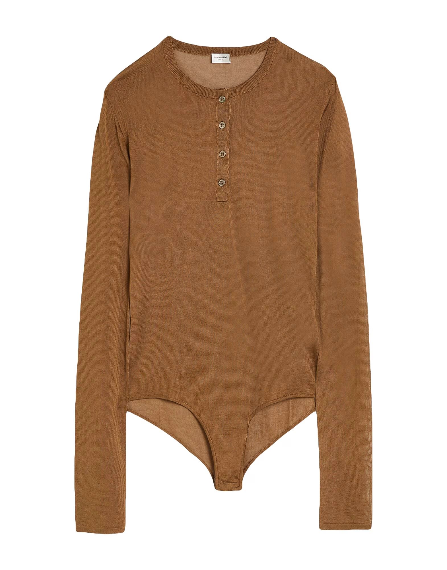 Боди Saint Laurent, коричневый
Боди Saint Laurent, коричневый