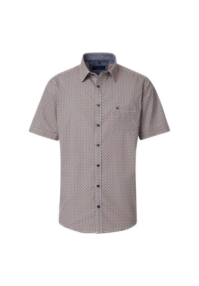 Повседневная рубашка с коротким рукавом и принтом удобная посадка Casamoda, оранжевый
Повседневная рубашка с коротким рукавом и принтом удобная посадка Casamoda, оранжевый