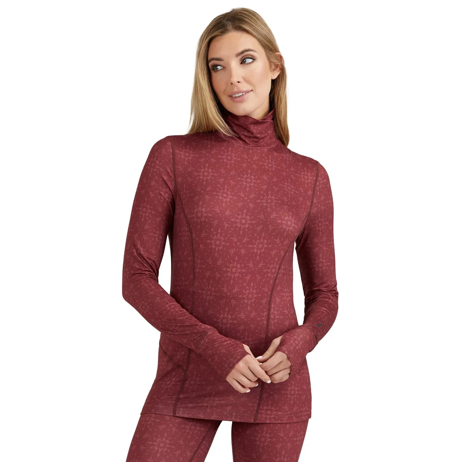 Облегающая термокофта Cloud Nine Midweight Performance Terramar, Bordeaux Snowflake
Облегающая термокофта Cloud Nine Midweight Performance Terramar, Bordeaux Snowflake