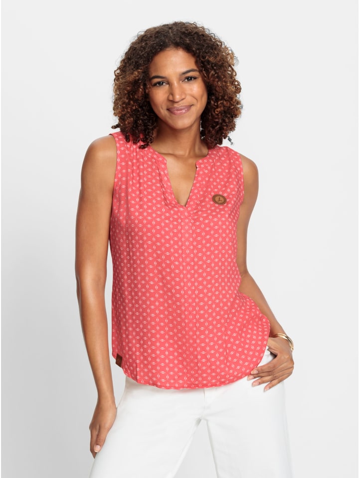 Блузка-топ с коралловым и белым принтом WITT WEIDEN
Блузка-топ с коралловым и белым принтом WITT WEIDEN