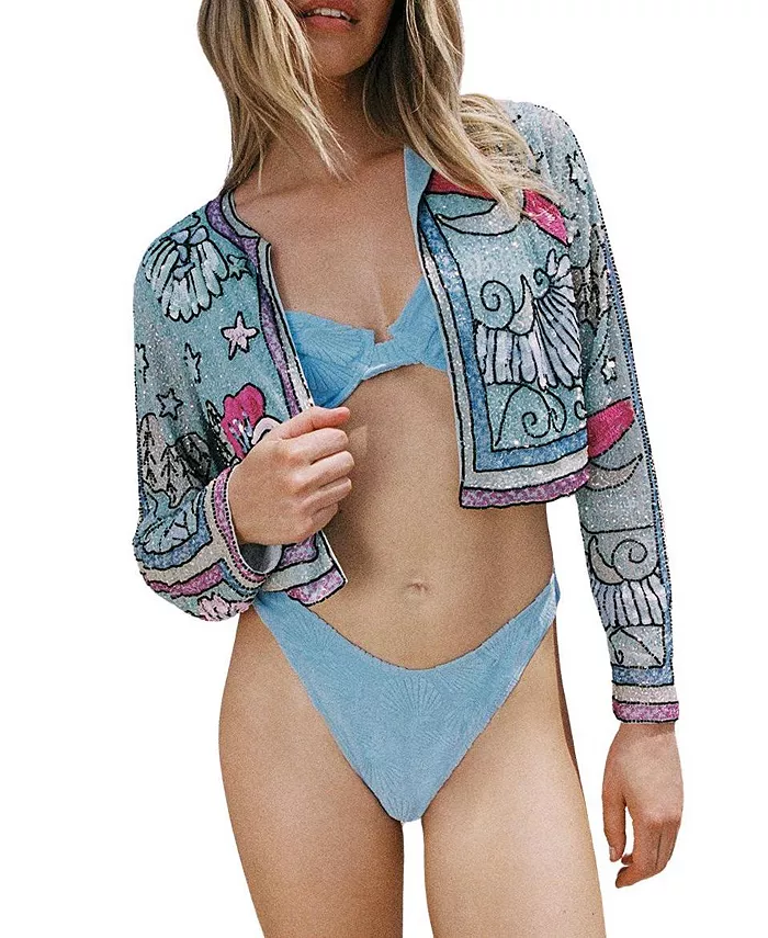 Женская куртка с бисером Celestial Placement Nasty Gal, синий
Женская куртка с бисером Celestial Placement Nasty Gal, синий