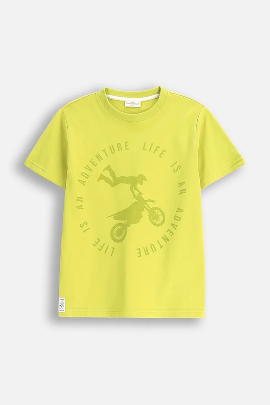 Детская хлопковая футболка Coccodrillo, зеленый
Детская хлопковая футболка Coccodrillo, зеленый