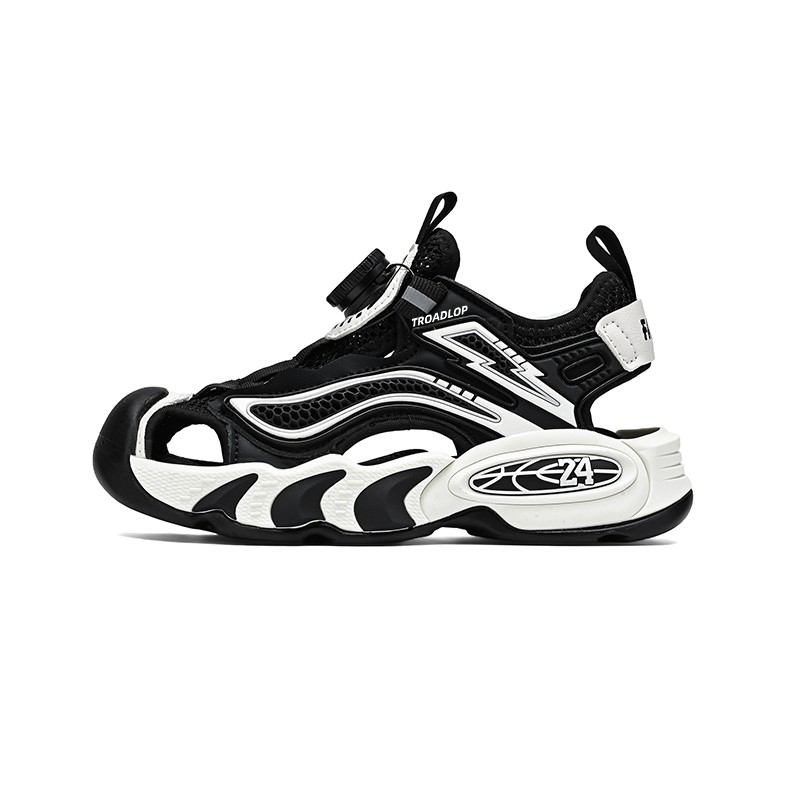 Детские сандалии с противоскользящей подошвой, устойчивые к истиранию, легкие, с амортизацией TROADLOP, черный/белый
Детские сандалии с противоскользящей подошвой, устойчивые к истиранию, легкие, с амортизацией TROADLOP, черный/белый