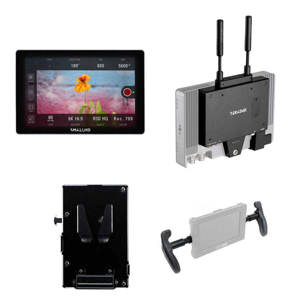 Монитор для камер SmallHD INDIE 7 Touchscreen Monitor with Bolt 6 1500 Transmitter
Монитор для камер SmallHD INDIE 7 Touchscreen Monitor with Bolt 6 1500 Transmitter