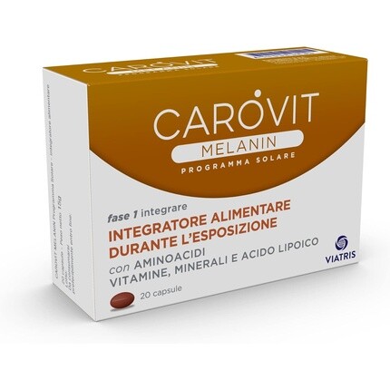 Carovit Melanin Solar Program Полезная Добавка во время пребывания на солнце с аминокислотами, витаминами, минералами и альфа-липоевой кислотой
Carovit Melanin Solar Program Полезная Добавка во время пребывания на солнце с аминокислотами, витаминами, минералами и альфа-липоевой кислотой